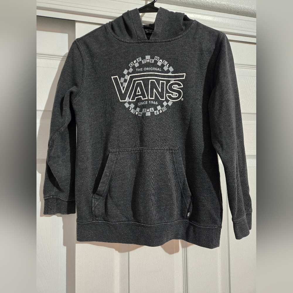 VANS HOODIE PULLOVER YOUTH MED. GREY